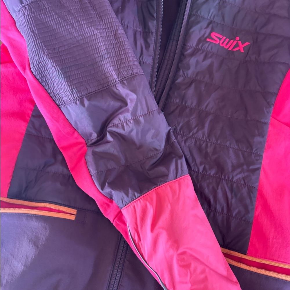 Swix Hot Pink and Burgundy Hooded Nordic Jacket - Picture 8 of 10